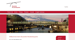 Desktop Screenshot of brueckenbaupreis.de